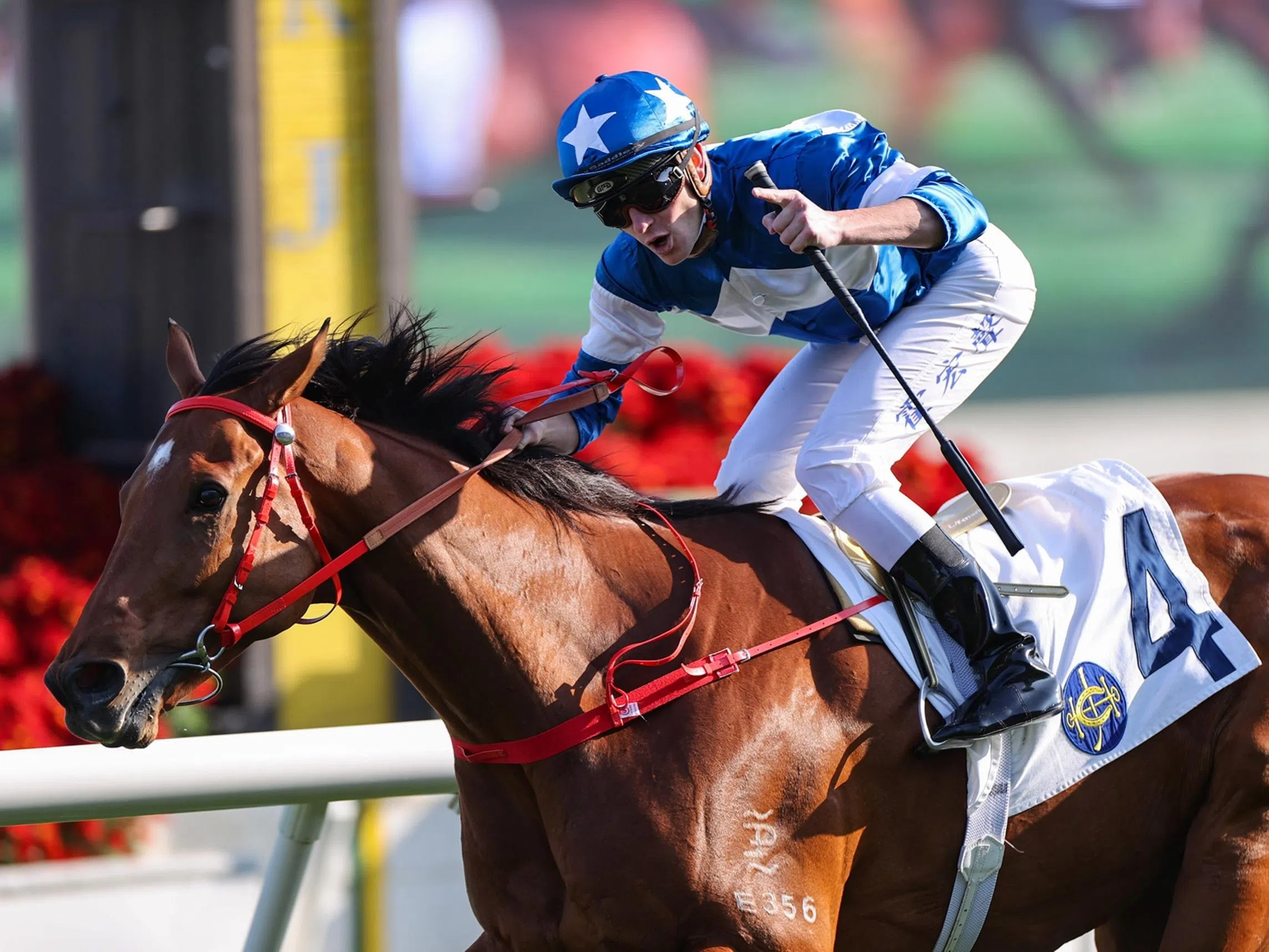 Ferraris riding on crest of a wave in Hong Kong